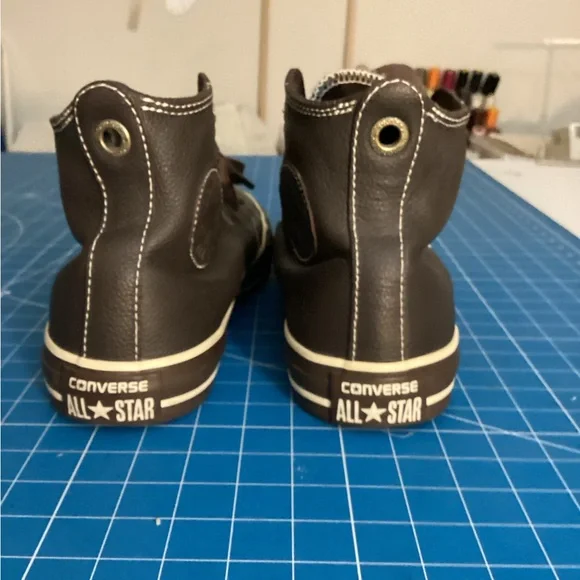 Converse Men's Dark Brown High-Top Sneakers - Picture 5 of 5
